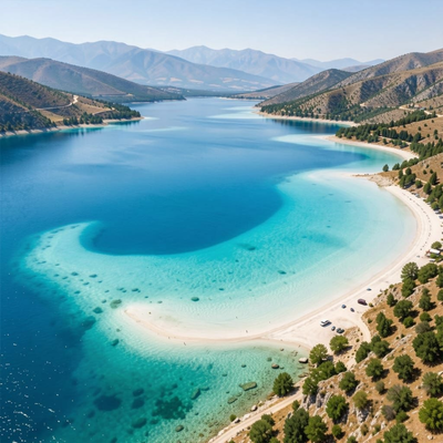 Maldivas Turcas y Lago Salda